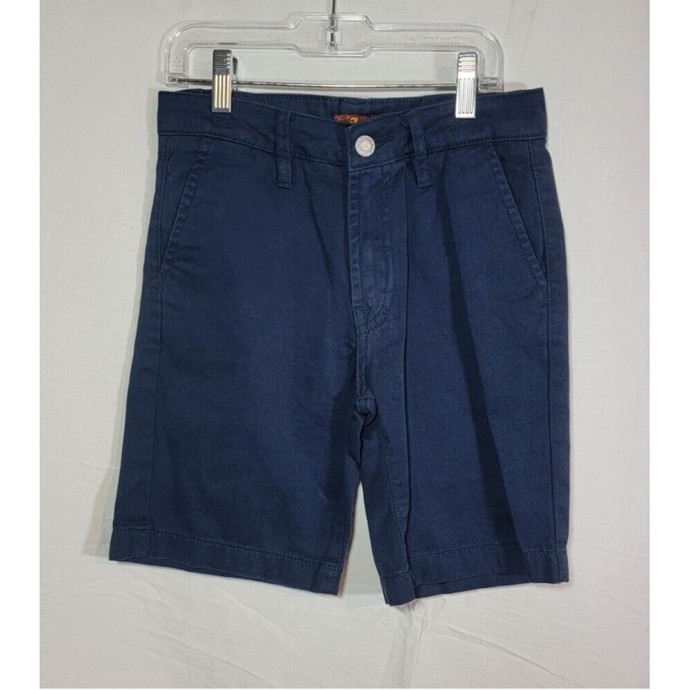 7 For All Mankind Boys Classic Chino Shorts Navy, Size 8‎ $49 NWT